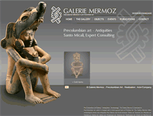 Tablet Screenshot of galerie-mermoz.com